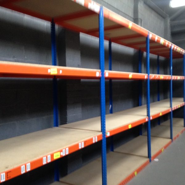 Wide range of industrial shelving with hundreds of different sizes, colours and manufacturers UK wide delivery and installation